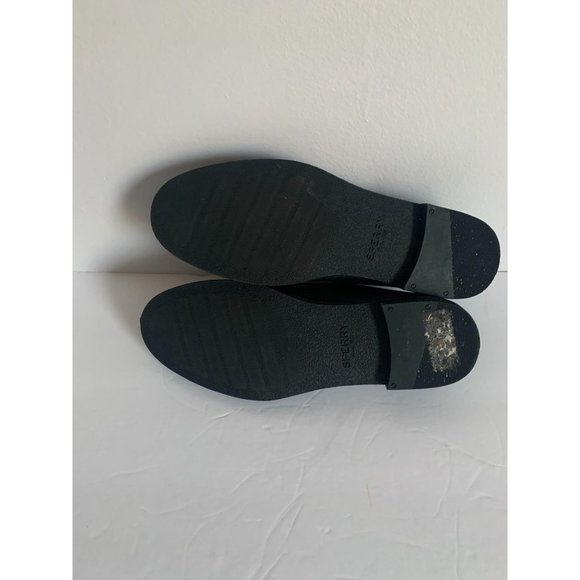 Sperry Top-Sider Black Leather Kiltie Loafers 7.5 - Picture 6 of 7